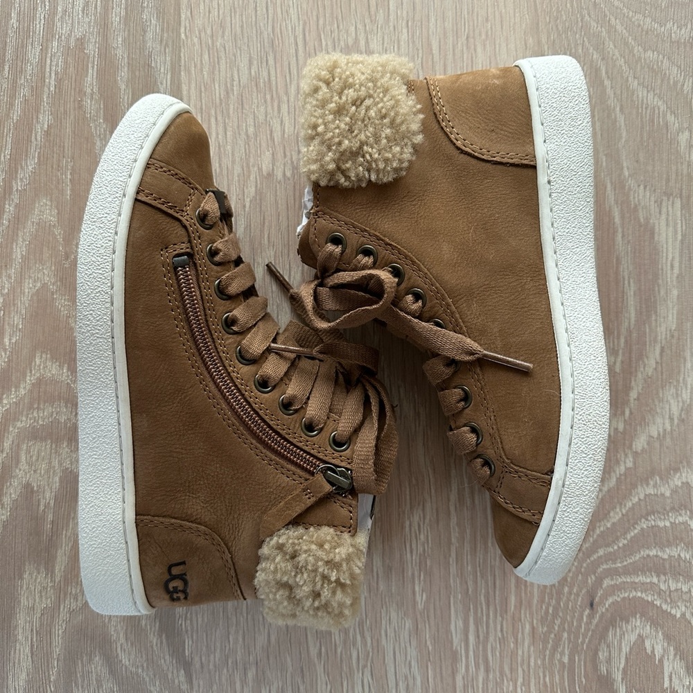 SOLD NWOT UGG Olive High Top Sneaker | SIZE 5 | COLOR Brown